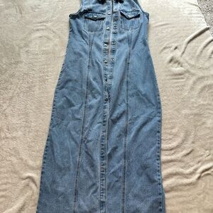 Women's Blue Denim Dress